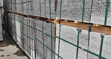 吕梁芙蓉白地铺石，石材地铺石