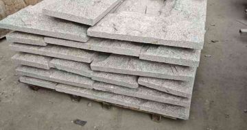 吕梁芝麻白蘑菇石，自然面