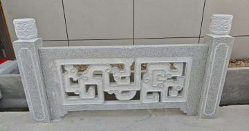 吕梁芝麻白河道栏杆 桥栏杆