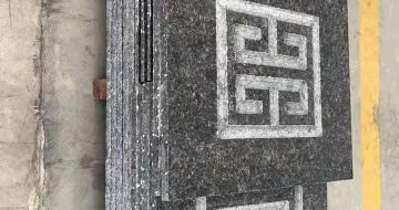 吕梁英国棕回纹雕刻版