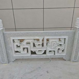 吕梁芝麻白河道栏杆 桥栏杆