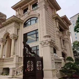 吕梁黄金麻别墅外墙异形定制