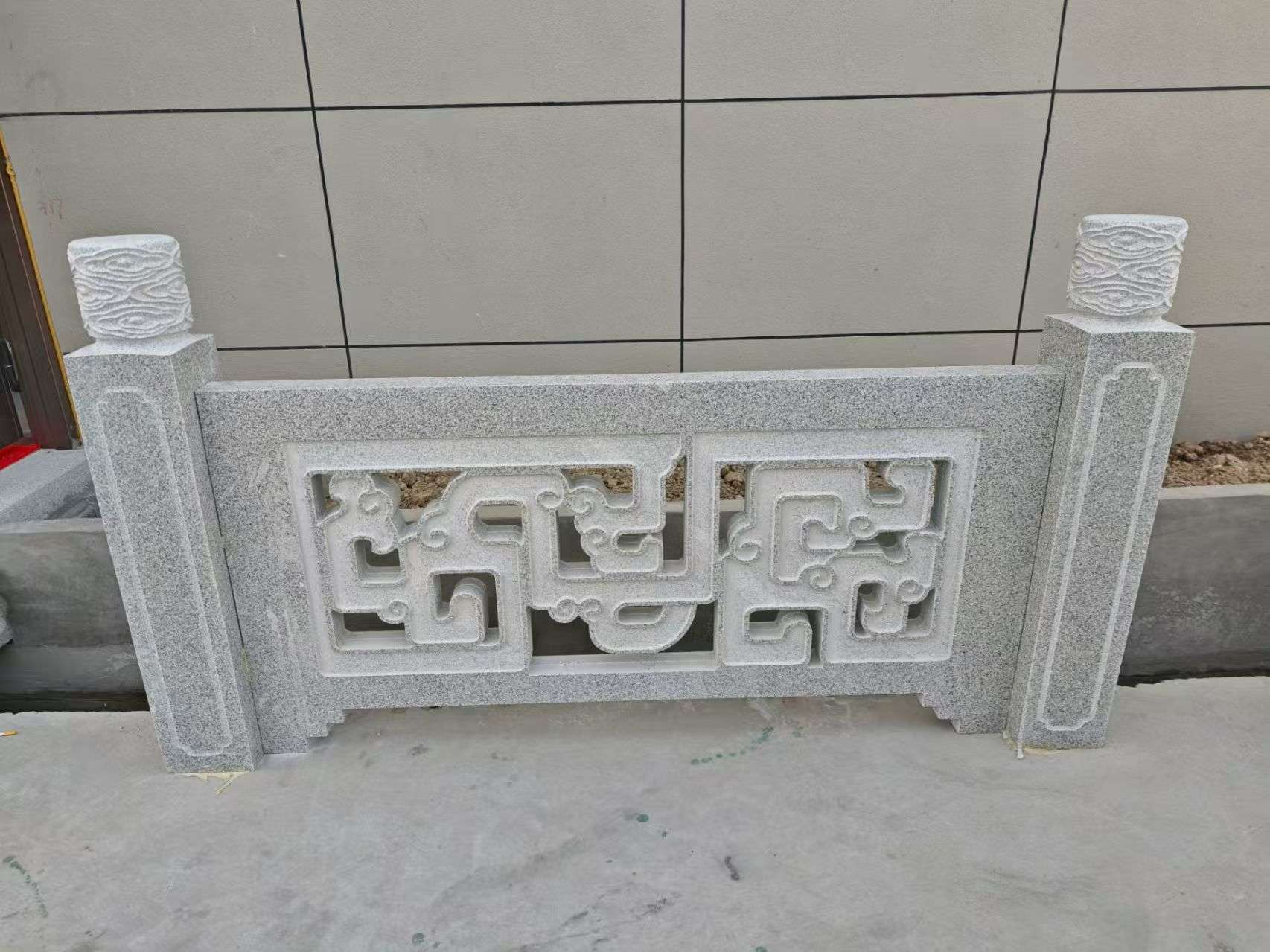 吕梁芝麻白河道栏杆 桥栏杆